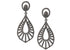 Pave Diamond Moroccon inspired Dangle Drop Earrings, (DER-001)